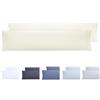Todocama - Set di 2 federe per cuscino, in microfibra extra morbidi, ipoallergenica, Set di 2 - 135x40 cm Beige