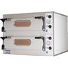 Resto Italia Forno pizza elettrico 6+6 pizze - Dimensioni camera cm 72 x 108 x 14 h ( x 2 )