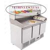D.L. SERVICE Banco pizza 3 porte - cm 136.5 x 70 x 100 h