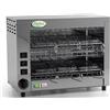 D.L. SERVICE Tostiera professionale a 6 pinze - Riscaldamento veloce