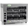 D.L. SERVICE Tostiera professionale a 6 pinze - Riscaldamento veloce