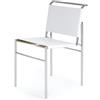 CLASSICON sedia ROQUEBRUNE - ROQUEBRUNE-CHROME-WHITE