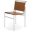 CLASSICON sedia ROQUEBRUNE - ROQUEBRUNE-CHROME-COGNAC