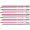 STABILO - Matita con Gommino - Swano pastel | Confezione da 12, Rosa Antico, Gradazione HB