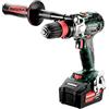 metabo 602362500 GB 18 LTX BL Q I - Trapano avvitatore con funzione di masterizzazione + 2 batterie 18 V 5,2 Ah Li-ION + valigetta colorata