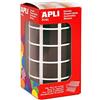 APLI Kids 2832 rotolo di adesivi quadrati 15 x 15 mm nero