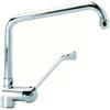 Ristotecno Miscelatore per lavello professionale leva clinica canna h.36 x l. cm. 50