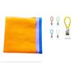 H.T. HITOPSELLER® Tris 3 Panni in Fibra di Carbonio Kit Pulizia cm 40x40 elimina Sporco e Aloni con 5 gancetti per appendere i panni in omaggio