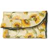 PARAMAISON Tovaglia Antimacchia Shabby Chic Country Girasole Giallo, Stile Shabby Country, Rettangolare, Impermeabile, Tavola da Pranzo Cucina Giardino, 12 Posti 140x230 cm