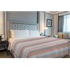 IlGruppone Il Gruppone Passione Casa Copriletto Estivo Made in Italy 100% Cotone Coperta Leggera Piquet Singolo Matrimoniale Piazza e Mezza - Azteco Arancione - 2 Piazze