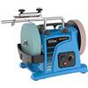 Güde 55247 GNS 200 VS Smerigliatrice a umido (230 V, 120 W, 200 mm, disco abrasivo a secco e a umido), blu, 45,5 x 28 x 37 cm