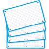 Oxford Flash 2.0 - 80 schede Bristol Flash Cards 7,5 x 12,5 cm piccoli quadri quadrati, colore: turchese