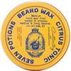 Seven Potions Cera Barba da Uomo - Cera Baffi e Barba per Nutrire e Modellare - Naturale, Biologica e Cruelty Free - Ideale per la Cura della Barba - Citrus Tonic (30ml)