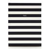 Fine & Candy - Calendario Perpetuo Negozio Planner mensile Planner Settimanale Formato A5 (21 x 15 cm) Colore: Bianco e Nero