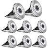 flintronic Luci Solari Giardino Esterno, 8 Pezzi 12 LED Lampada Solare da Esterno, Impermeabile IP65 Faretti Led Solari, Solari da Giardino, Luci Terra Giardino per Prato, Vialetto Scala Paesaggio