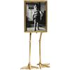 Kare Design cornice portafoto Duck Feet, verticale, 13x18cm, oro anticato, anatra, accessorio divertente