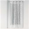 Douceur d'Intérieur Tenda a pannello con occhielli, 140 x 240 cm, stampa metallizzata, colore: bianco/argento
