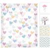 Blindecor Digital Kids | Tenda avvolgibile traslucida con stampa digitale | Modello Hearts | 90 x 180 cm (larghezza per altezza), dimensioni del tessuto 87 x 175 cm | Tende per finestre