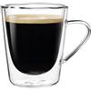 TAZZINA CAFFE' VETRO PARETE DOPPIA LUIGI BORMIOLI ETIOPIA CONF. 2 PEZZI  (Confezioni 2 pezzi)