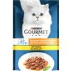Gourmet Perle 52 x 85 g Alimento umido per gatti - Filettini con Pollo