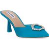 STEVE MADDEN TEAL LUXE CITY SATIN