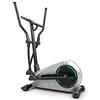 Bluefin Fitness CURV 2.0 Bicicletta Ellittica da Casa | Cross Trainer | Esercizi di Step | Air Walker | Compatta | Console Digitale LCD | Bluetooth | App Smartphone | Nero e Grigio Argento