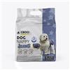 Croci Dog Nappy Jeans - Mutanda Assorbente per cani femmine, taglia M - Ø 32-44 cm, Pannolino igienico ciclo e pipi cane, Antiodore, Usa e getta, Chiusura adesiva regolabile, 12 pz