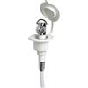 Osculati Doccetta Mizar bianca tubo PVC 2,5 m in piano - 1 PZ Osculati - 15.242.00