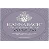 Hannabach Corde per chitarra classica Serie 900 medium-high tension Silver 200 - Set di 3 corde basse - 9007MHT