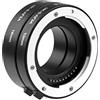 Khalia-Foto - Tubi di estensione per Macro, per fotocamere Panasonic Micro 4/3