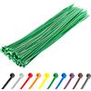 Gocableties - Fascette per Cavi in Nylon 370 mm x 7,6 mm 100 Pezzi verdi