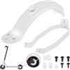 AKOFIC Guardabarros Trasero para Scooter, Guardabarros y Soporte de Guardabarros Trasero para Xiaomi M365/M365 PRO Scooter Eléctrico, Accesorios De Repuesto con Gancho Tornillos Tuercas (Bianco)
