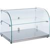 Attrezzature Professionali Vetrina Neutra RTN45 - Cupola in Vetro - Capacità Lt 45