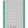 Leitz 16523055 - Fogli separatori in cartone, formato A4, confezione da 25 pezzi, colore: Verde