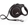 flexi Guinzaglio avvolgibile a fettuccia flexi New Classic L, 8 m - nero