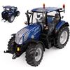 Universal Hobbies TRATTORE NEW HOLLAND T5.140 BLUE POWER LOW ROOF HIGH VISIBILITY 1:32