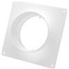 H&C VENT Flangia da parete, 100 mm, per canali di ventilazione in PVC, diametro 100 mm, tubo rotondo dritto
