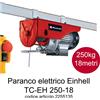 Einhell Paranco elevatore elettrico Einhell TC-EH 250-18 - portata 250kg - cavo 18metri - cod.art. 2255135
