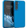 kwmobile Cover per Samsung Galaxy S22 Custodia - Back Case per Smartphone in Silicone TPU - Protezione Gommata - blue reef