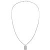 Tommy Hilfiger Jewelry Collana con Pendente da Uomo in Acciaio Inossidabile - 2790359
