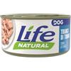 LifeDog Life Dog Naturale 90 gr - Filetti di Tonno Bonito - Confezione da 6 pezzi - Cibo Umido per Cani - 1° ORDINE? scegli lo sconto BZR5 / BZR20 + 200 punti fedeltà