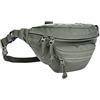 Tasmanian Tiger TT Modular Hip Bag Marsupio tattico compatibile MOLLE come borsa EDC (Every Day Carry) a 3 scomparti, grigio pietra/verde oliva IRR