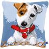 VERVACO Kit Cuscino Punto Croce JACK RUSSELL Set Ricamo Principianti Cuscini Gobelin Decorativi ca. 40 x 40 cm Accessori Per Lavoretti Creativi DIY Casa Decor Hobby Adulti Cross Stitch