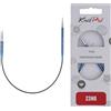 KnitPro Zing - Ferri circolari asimmetrici 10 (25 cm), 4 mm