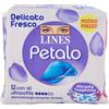 LINES PETALO BLU ASSORBENTE CON ALI 12 PZ