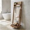 MIlani Home LUKE - scaffale da bagno in pino riciclato