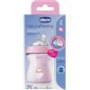 CHICCO (ARTSANA SpA) Chicco Biberon Natural Feeling Flusso Medio 2 Mesi+ Bimba 250ml - Per un'Alimentazione Naturale e Confortevole