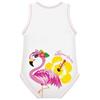 J Bimbi BODY 0-36M BIO COTTON SUMMER TROPICAL SUMMER FENICOTTERO