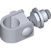FAC accessori cancelli Cardine cancello in acciaio zincato a fascia regolabile a saldare FAC 240 - VC1304 - | M18