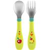 Chicco Ch Posate Inox 18m+ Verde